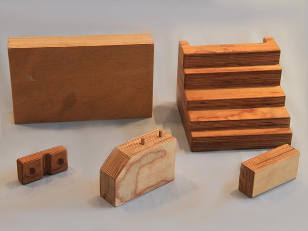 Laminated Wood Supporting Blocks