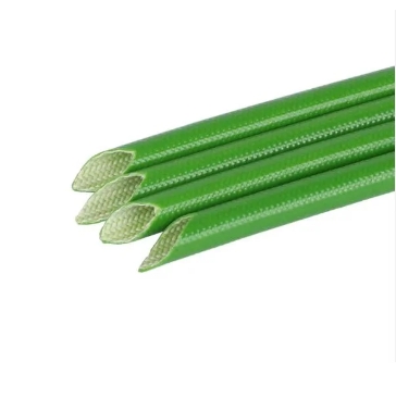 Wholesale Fiberglass Braided Sleeve with Silicone Resin