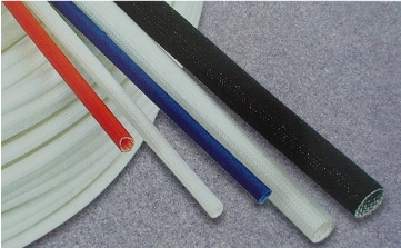 1.5kv-7kv Silicone Coated Motor Winding Material Electric Braided Fiberglass Wire Insulation Sleeves