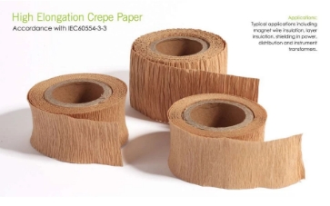 Electrical Insulation Corrugated Kraft Crepe Paper in Roll/Pad for Transformer Winding