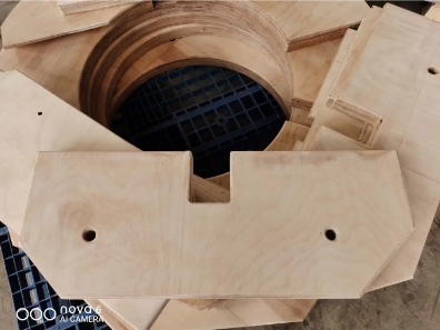 Pressure Ring Made of Densified Wood/Laminated Wood Sheet for Transformers