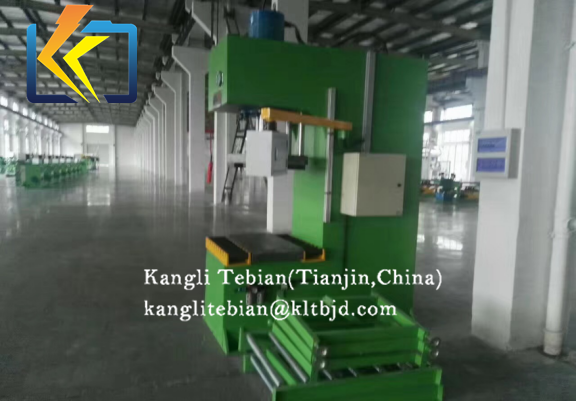 Coil pressure shaping machine